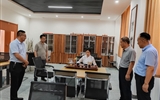 西北師范大學(xué)梁旺兵一行來(lái)?？疾熘笇?dǎo)